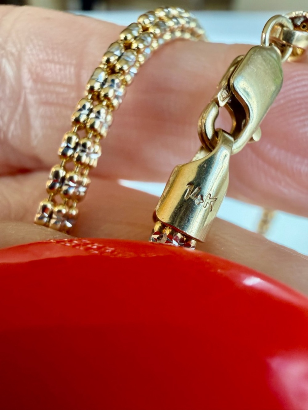 14k gold chain - Picture 4 of 6